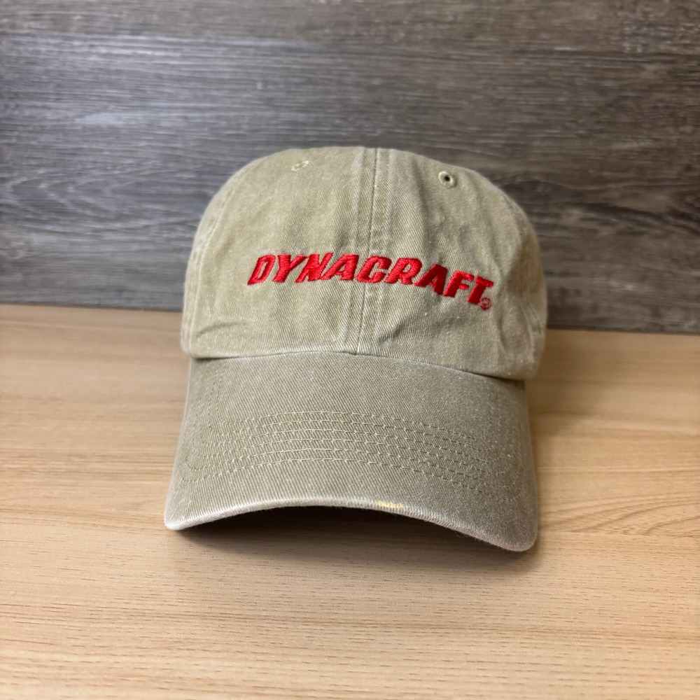 Dynacraft Hat Cap Strap Back Brown Outdoors Adjustable